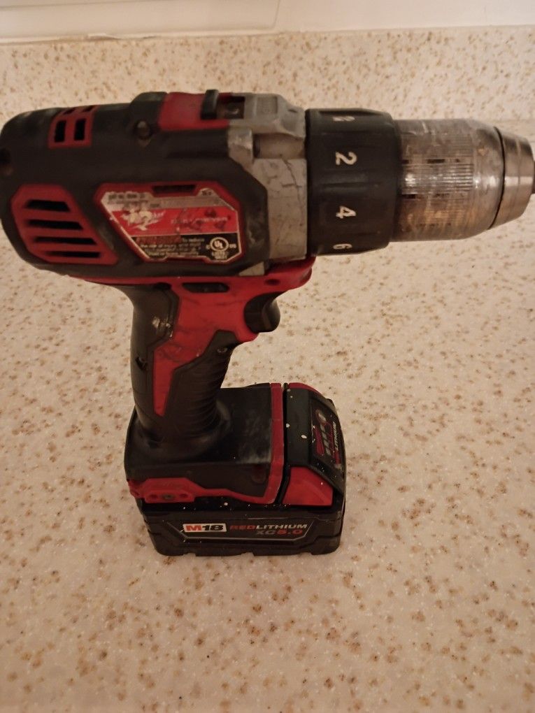 Milwaukee Screwdriver 1/2" 18v 12 Setting; 1&2 Speeds Setting