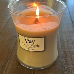 Wood Wick Fireside Candle