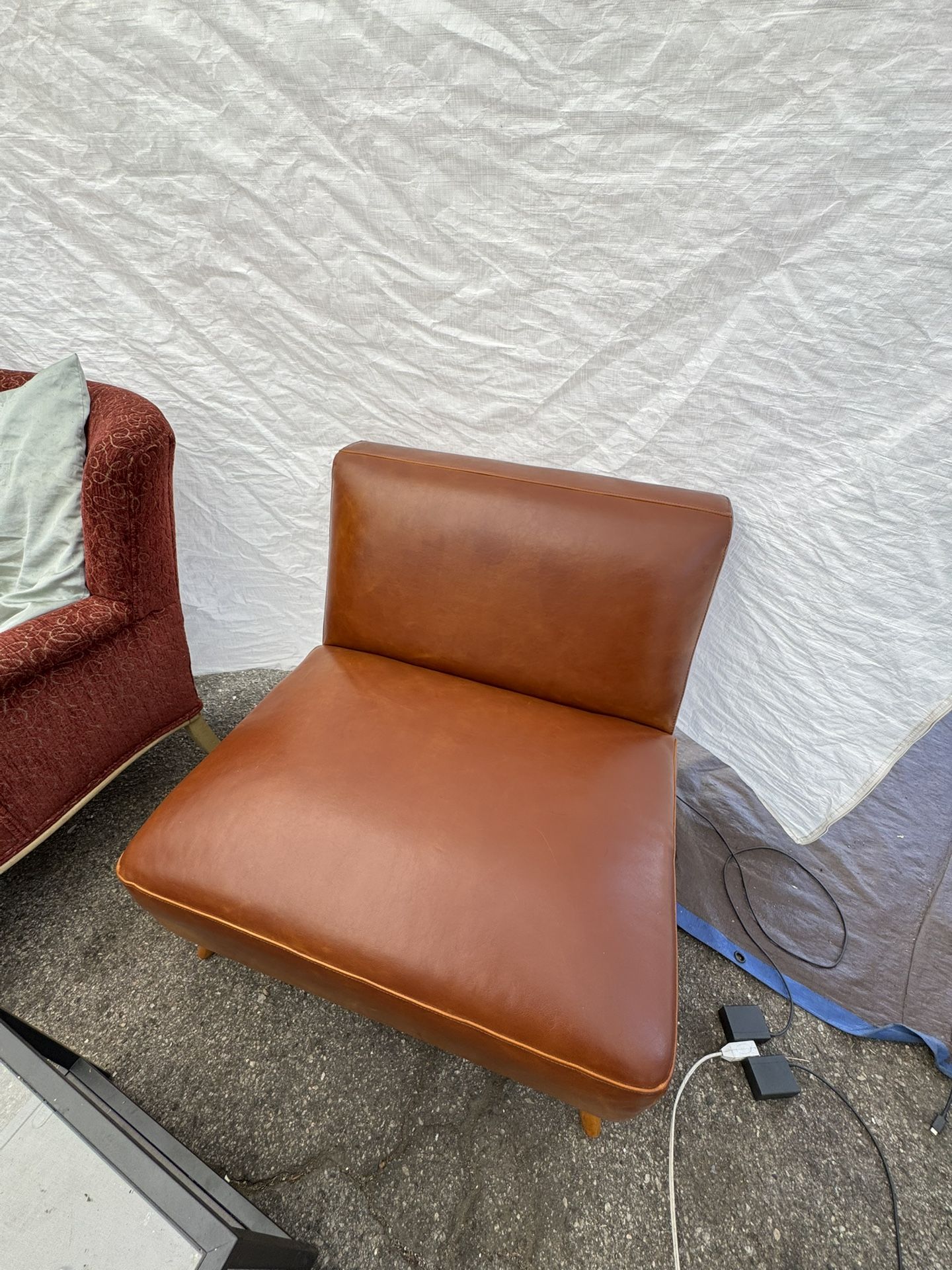 Genuine Leather Couch