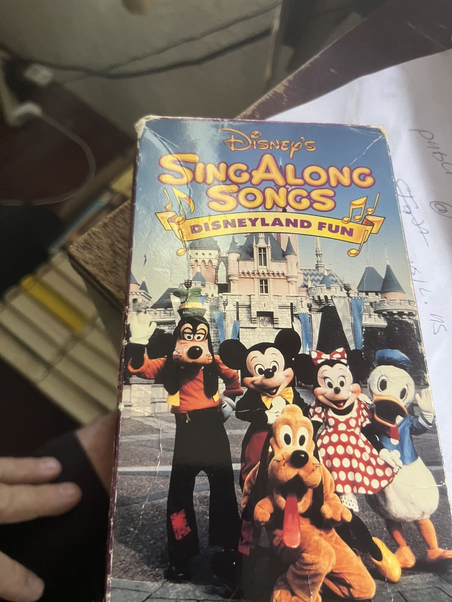 Disney Sing-Along Disneyland Fun Vhs Tape