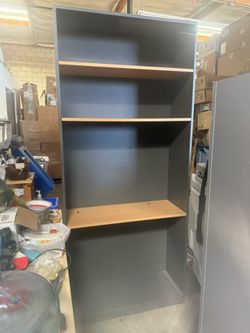 Tall Wooden Storage Shelf 4 Levels Heavy Duty