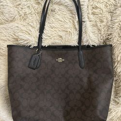 Coach City Tote Bag In Signature Canvas 