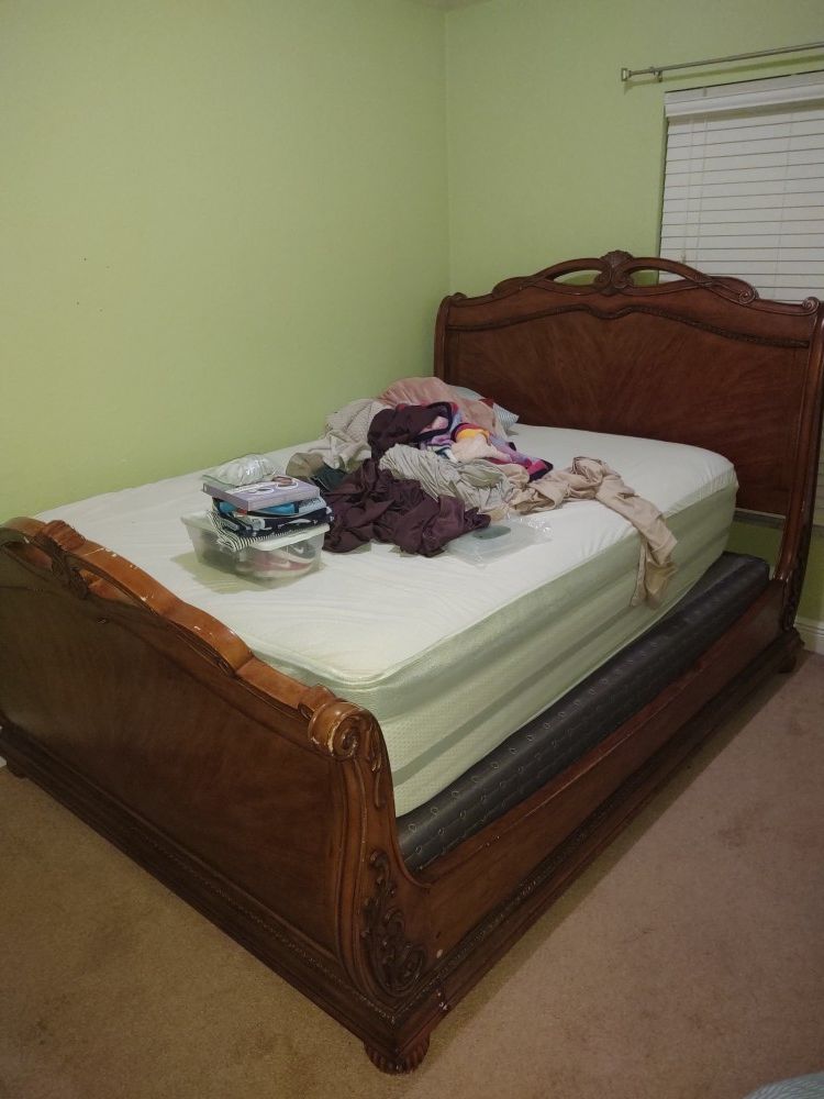 Queen size bed frame