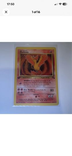 Moltres 27/62 1st Edition Fossil Regular