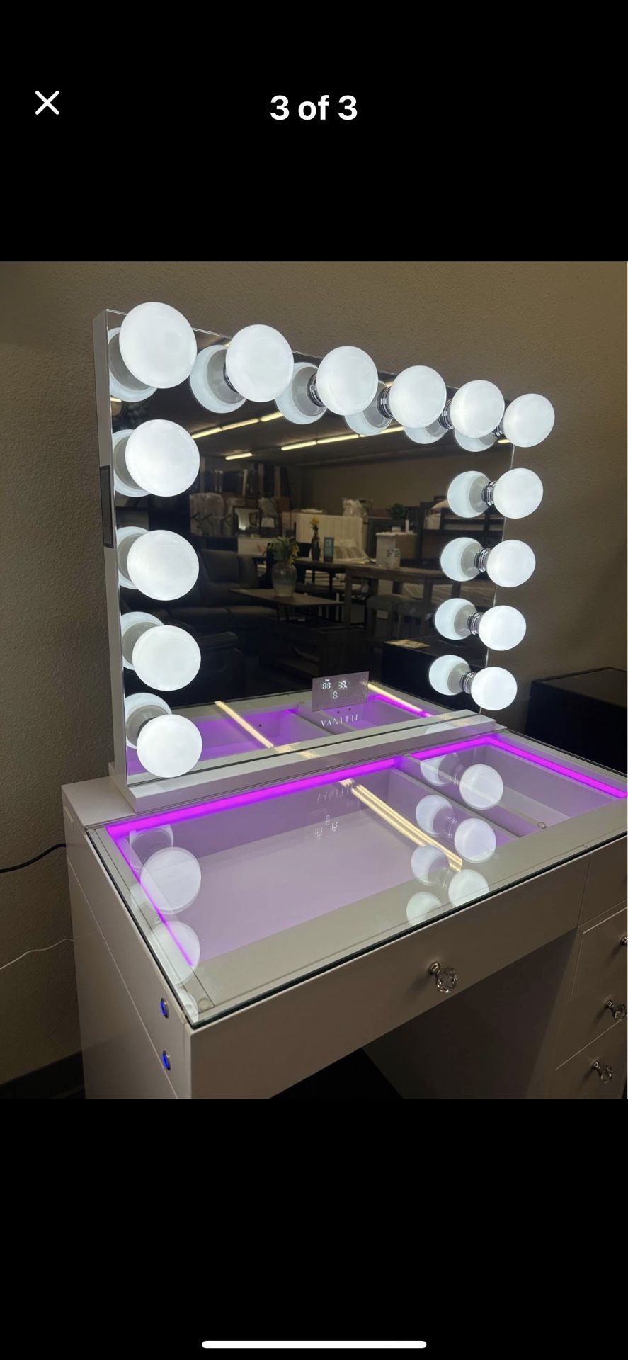 Beautiful New Glam Vanities With Mirrors