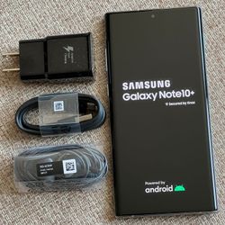 Samsung Galaxy Note 10+ Plus  , 256GB  , Unlocked   for all Company Carrier ,  Excellent Condition Like New 