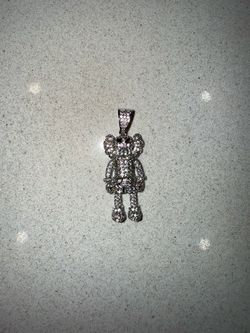 Iced out Kaws pendant