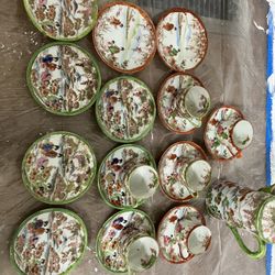20 Pc Vintage Japanese Geisha Girl Hand Painted Tea Set!!!