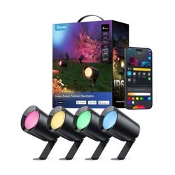 GOVEE Smart Outdoor Spotlight Landscape RGBIC Lights (4-Pack)