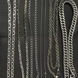 Necklaces Bracelets Italy Sterling Stainless 925 