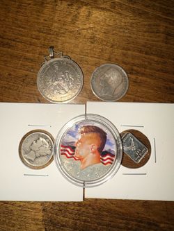 Mixed Silver Coin Lot – 5 Pieces