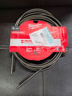 Milwaukee Drain Snake Cable 5/16 in. x 25 ft. Inner Core Bulb Head Cable with Rustguard