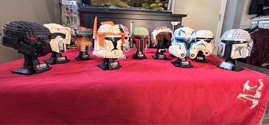 Lego Star Wars helmets