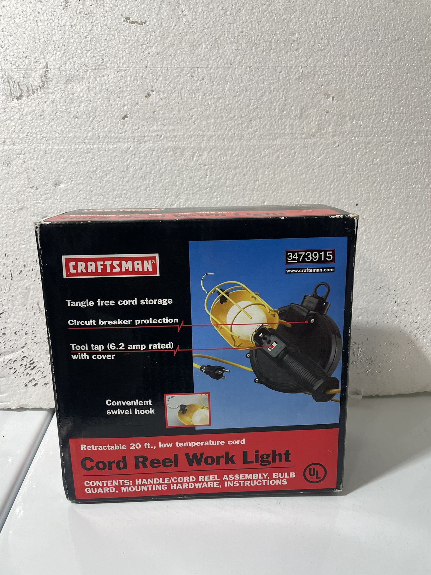 Craftsman 20 ft Cord Reel Work Light for Sale in Livermore, CA - OfferUp