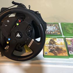 Great Logitech Racing Steering Wheel and Pedals Set Bundle for Xbox Gaming Console