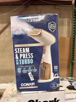 Conair Turbo ExtremeSteam Handheld Clothes Steamer, Open Box, Brand New