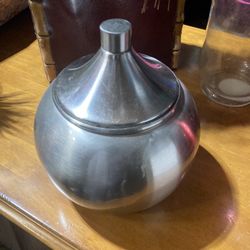 Stainless Steel Base, Candle Stand, Round Container 
