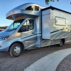 2022 Mercedes Class C luxury diesel RV motorhome super slide 24K