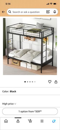 Bunk bed futon