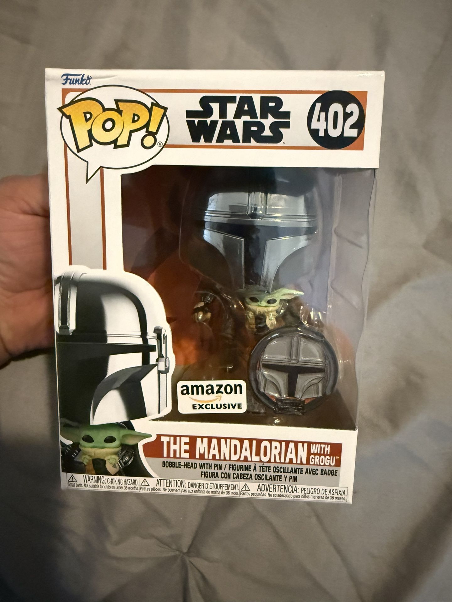 Mandalorian With Grogu Funko Pop 402