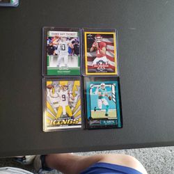 4 Card Rookie Lot..