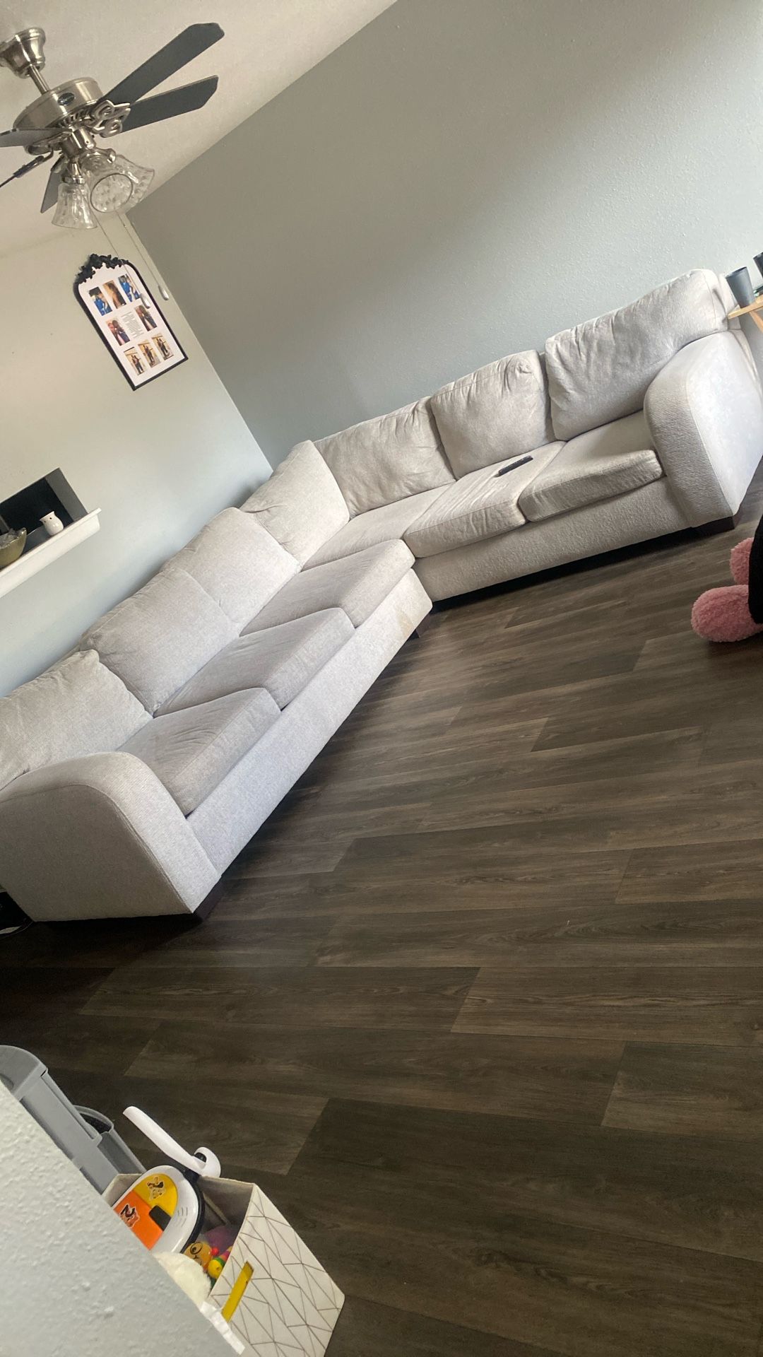 Cream Sectional