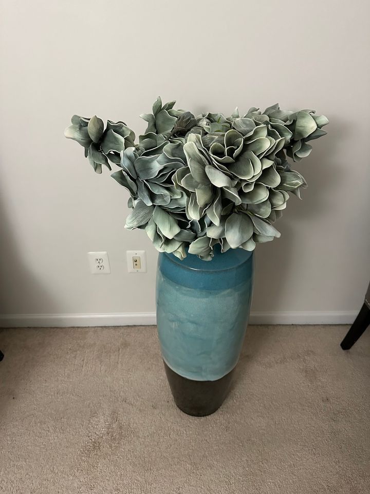 Artificial Flower and Pot