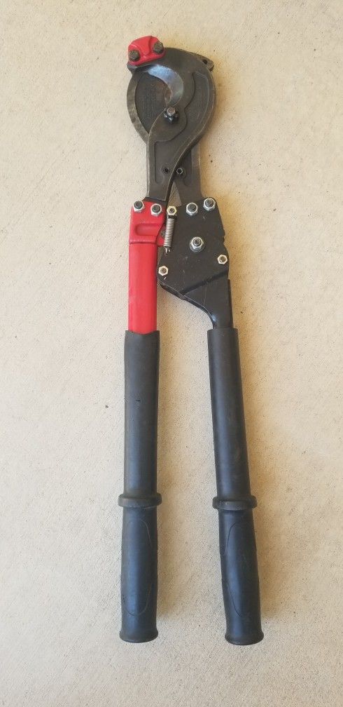 HK Porter 29" Long Ratcheting Cable Cutters For Copper & Aluminum