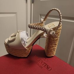 White Heel Sandal 