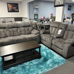 2PC Sofa & Loveseat 