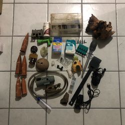 Various Aquarium And Fish Keeping Items