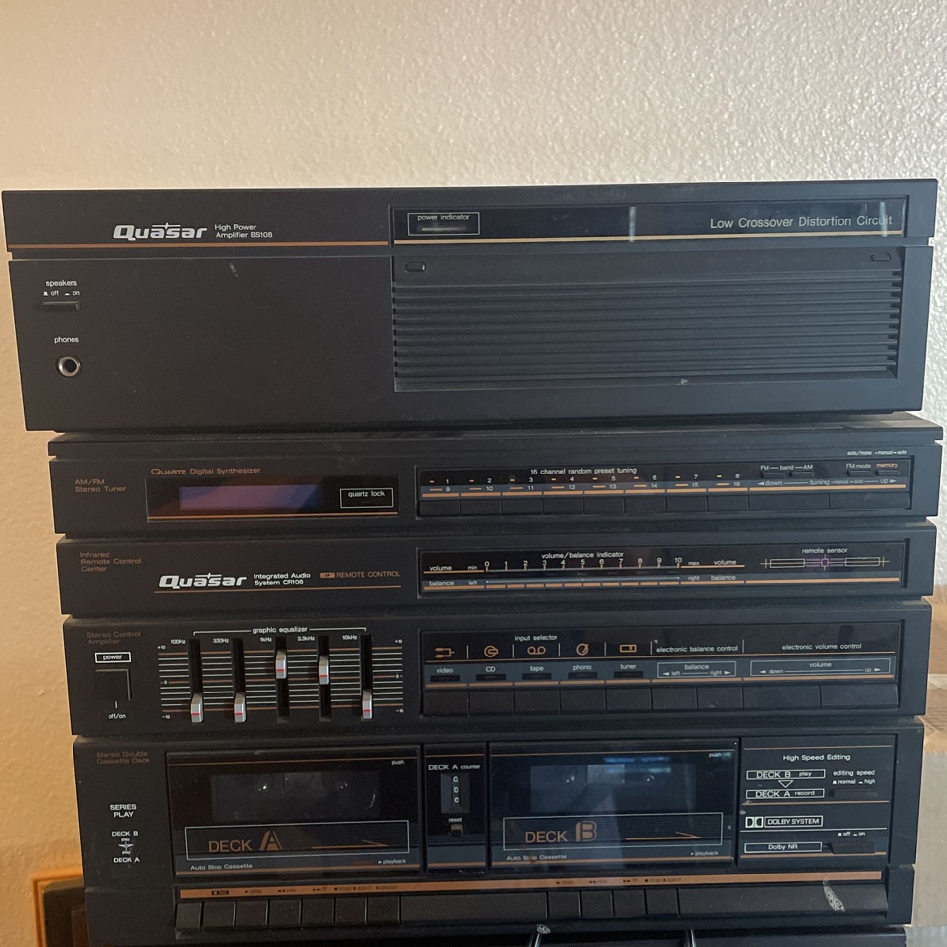 1980s Stereo System