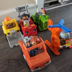 Fisher price little people vehicles toy with figures