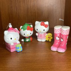 Hello Kitty Ornament Set Of 4