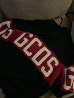  GCDS WOOL LOGO BAND SWEATER