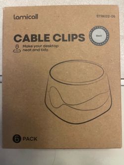 Lamicall Cable Clips (6 Pack, model STRK02-06),
