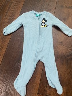 Boys blue Disney Mickey Mouse sleeper size 0/3 months #2