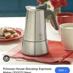 Espresso Kettle Over The Stove 