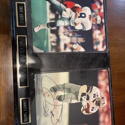 Aikman Smith Autographed/ Authenticated 8 X 10 Photos