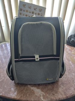 PET CARRIER CAT/SMALL DOG, COLOR BLACK