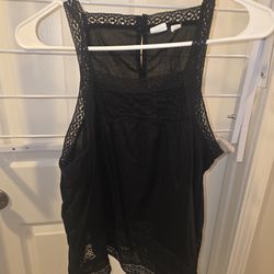 Women's Black top Gap Size S #goth #grunge