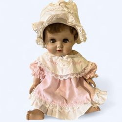 American Character Action TOODLES Baby Doll Lt Hair Blue Eyes Jointed 1950s