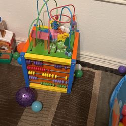 Wooden Activity Cube 25 Bucks Must Pick Up 