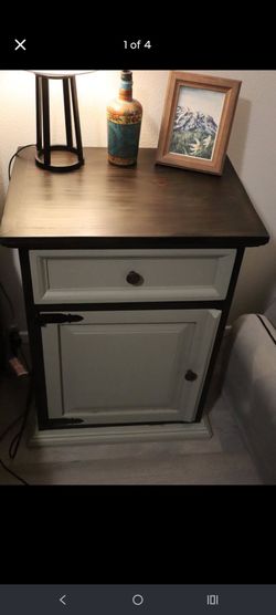 Refinished Farmhouse Nightstand