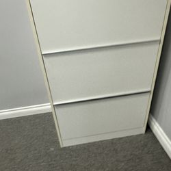 White shelves