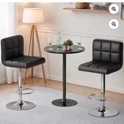 Bar Stools with Back, Square