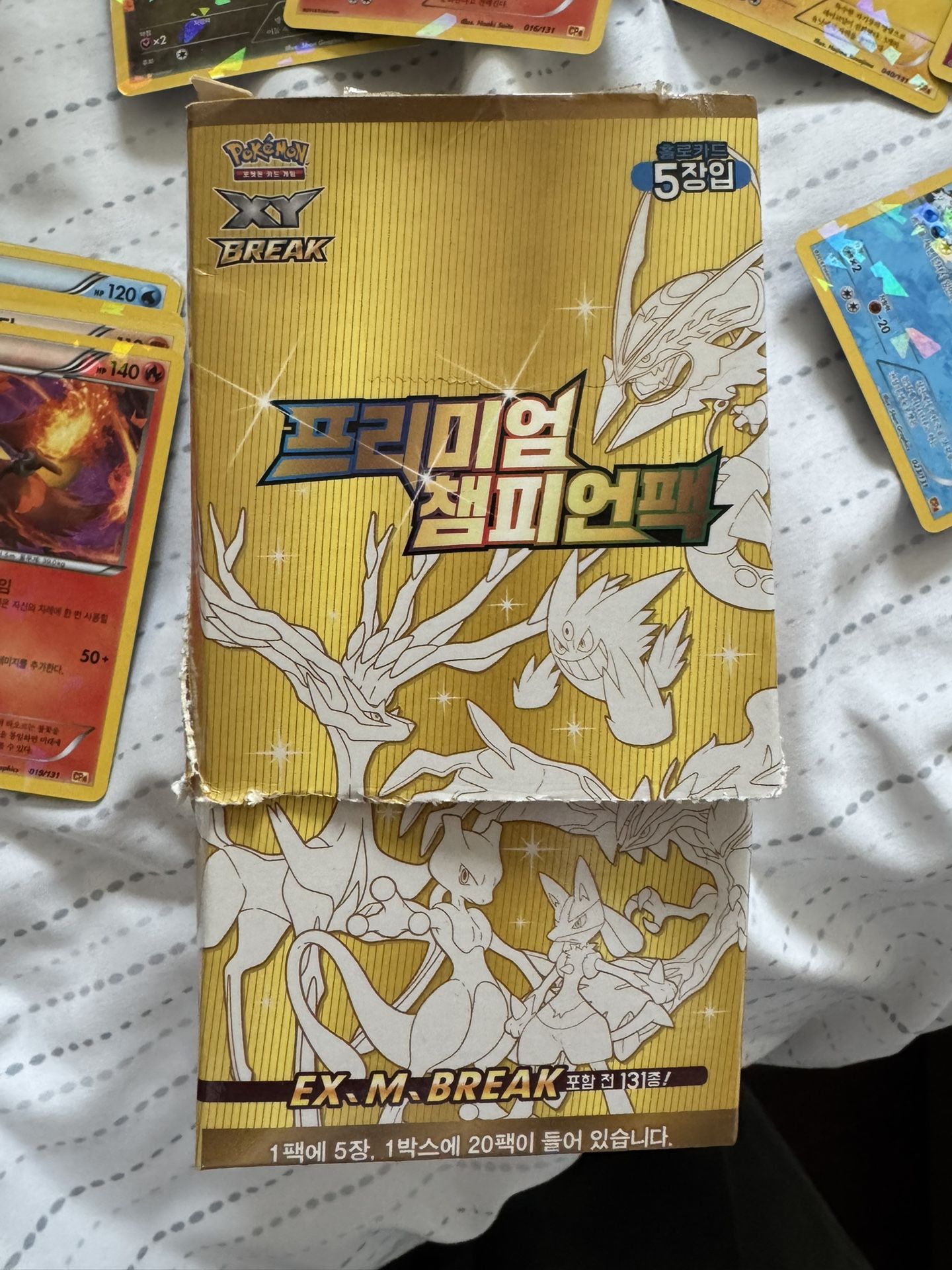 2016 Korean Pokémon XY BREAK Premium Champion 5 Pack...