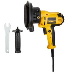 Brand New DEWALT 6 Amp Corded Variable Speed Disk Sander with 5 in., 8 Hole Hook and Loop Pad, Dust Shroud and Wrench