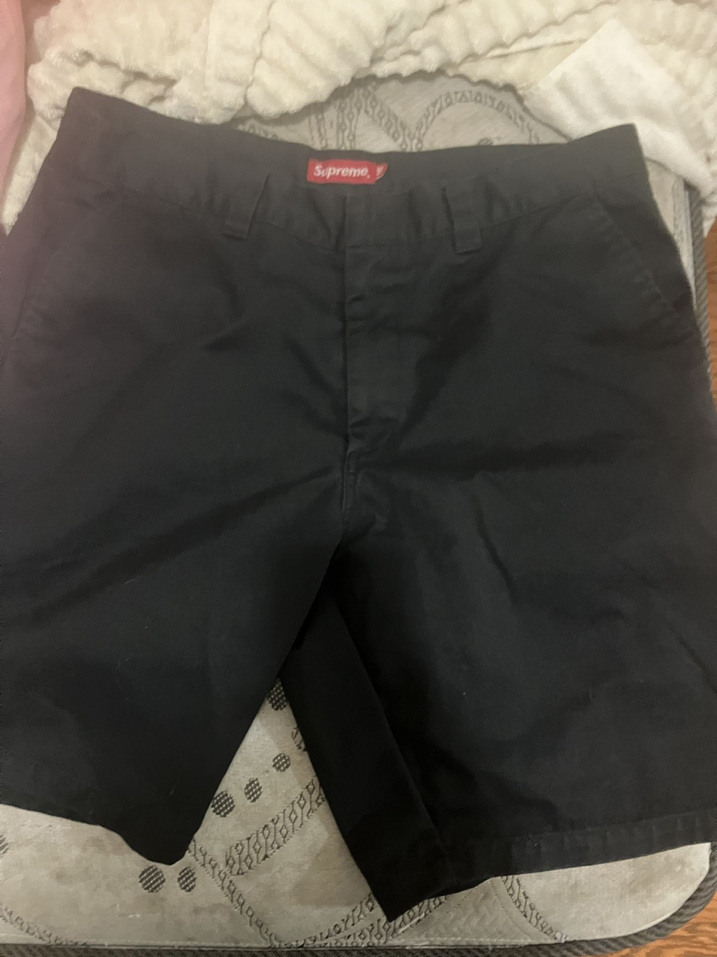 Supreme Work Shorts - Black, Size 36