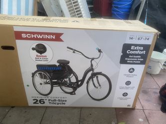 schwinn 26" meridian adult tricycle stores